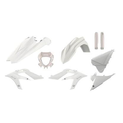Polisport Motocross MX Replica Plastic Kit - White (2020-2022) - color: White
