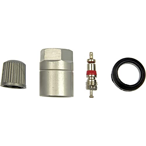 KarParts360 For Nissan Maxima/Pathfinder 2009 Tire Pressure Monitoring System Service Set | With Metal Valve Core | With Threaded Sleeve | With Plastic Gray Cap | With Rubber Grommet