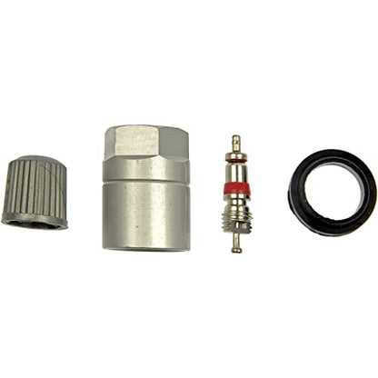 KarParts360 For Nissan Maxima/Pathfinder 2009 Tire Pressure Monitoring System Service Set | With Metal Valve Core | With Threaded Sleeve | With Plastic Gray Cap | With Rubber Grommet
