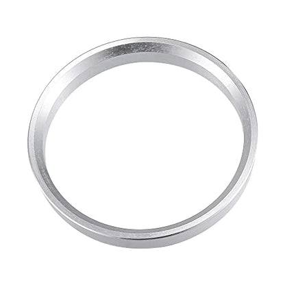 X AUTOHAUX 4pcs OD 74.1mm to ID 68.1mm Aluminum Alloy Hub Centric Rings - size: 74.1-68.1mm
