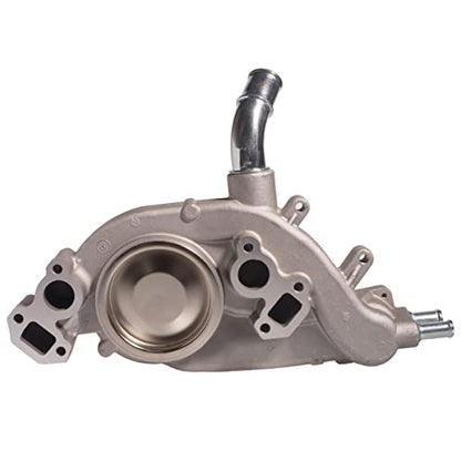 AUQDD AW5104 Water Pump Kit w/Gasket Fit For (Engine 4.8L/5.3L/6.0L) 04-06 Bu-ick Rainier 02-06 Cadillac Escalade Chevy Express Silverado Suburban 1500 Tahoe/GMC Envoy Savana Sierra 2500 Yukon - size: AW5104