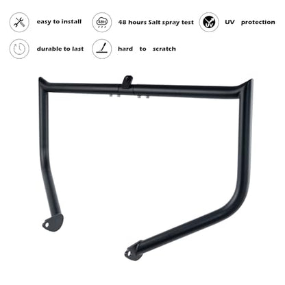 Kinglemc Crash Bar Engine Guard for Harley Davidson Touring(Black-D) - color: Black-D