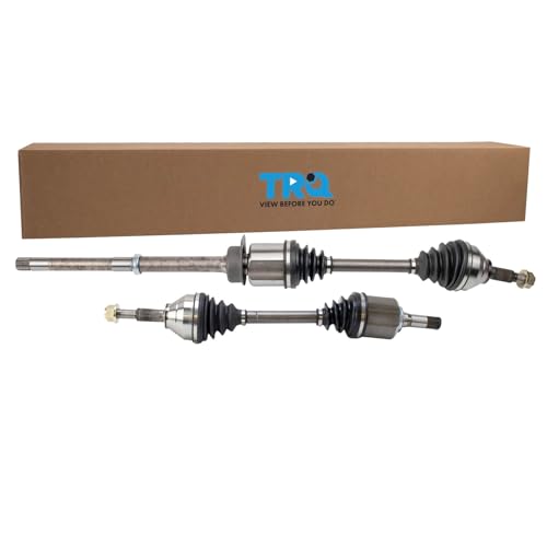 TRQ Front Driver and Passenger Side CV Axle Assembly Set 2 Piece - style: CSA70804