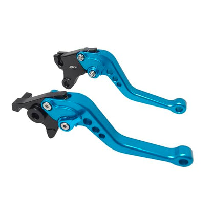 Adjustable Short Levers Replacement for 450NK 450SR 450SS 450-SR - color: Blue
