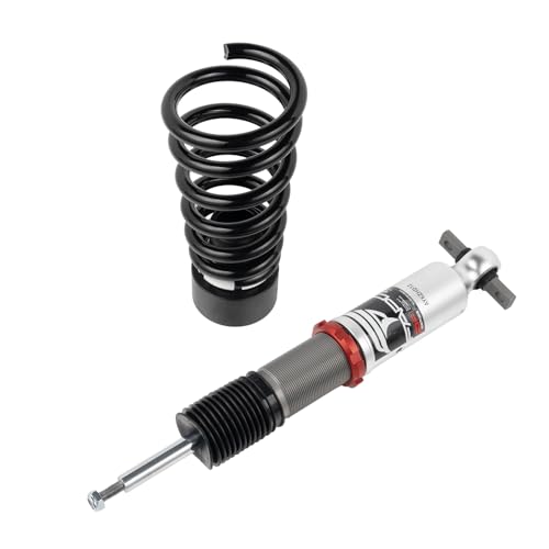 FAPO PF Coilovers for Ford Mustang S550 2015-2023, 32-way Damper Adjustable Height Adjustment Mono-Tube Lowering Suspension Coil Spring Shock Strut Kits - size: mustang 2015-2023