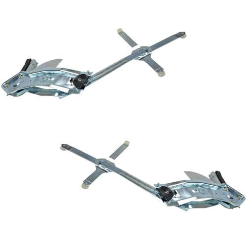 TRQ Front Power Window Regulator & Motor Assembly Set 2 Piece - style: WRA50367