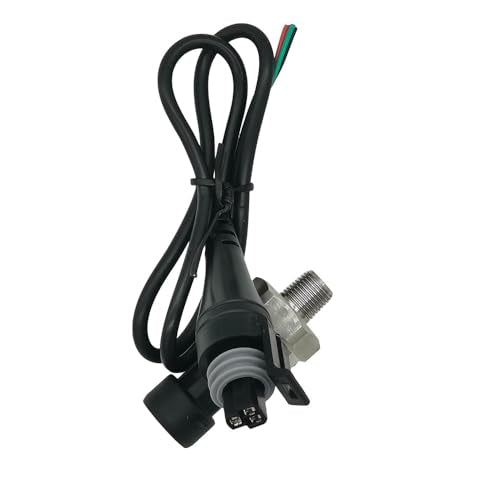 TMaster Stainless Steel Oil Fuel Pressure Sensor Transducer Sender with 1/8" -27 NPT Thread，Pressure Regulator for Oil Fuel Air Water Pressure，Switch Sensor Transmitter with Connector 0-150 Psi