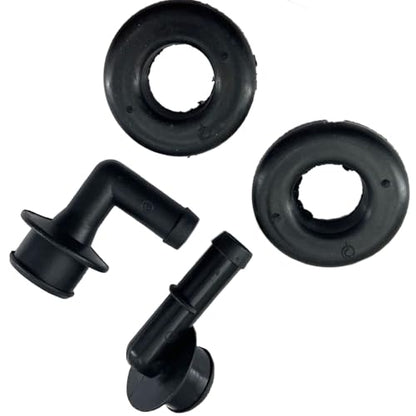 53013360AA Vent Valve Elbow & Grommet Valve Cover Breather Set Compatible with Grand Cherokee Replace 53030497 2946079 47079 42344 2P1042
