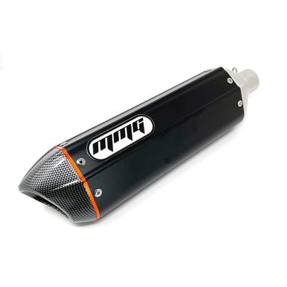 MMG Exhaust System Muffler, GY6 125cc/150cc, Black Finish