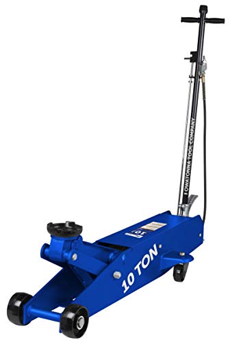 OTC HDJ10P 10-Ton Air/Hydraulic Service Jack, 6-3/8" to 22" Lifting Range
