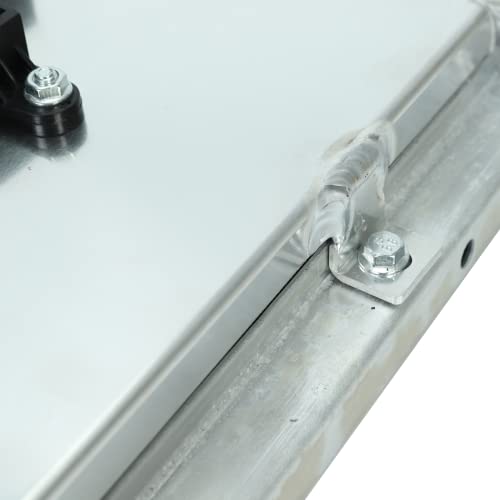 Aluminum Core Racing Radiator 3 Row with Fan Shroud Kit Compatible with 1963-1966 C/K Pickup - size: Core Size: 17.40" x 22.76" x 1.73"