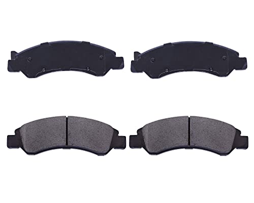 Brakes Premium Ceramic Replacement Front Brake Pad Set for 2005-2020 Chevy GMC Cadillac Vehicle-Avalanche/Silverado/Suburban/Tahoe//Sierra/Yukon/Savana//Escalade - style: D1363