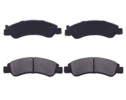 Brakes Premium Ceramic Replacement Front Brake Pad Set for 2005-2020 Chevy GMC Cadillac Vehicle-Avalanche/Silverado/Suburban/Tahoe//Sierra/Yukon/Savana//Escalade - style: D1363