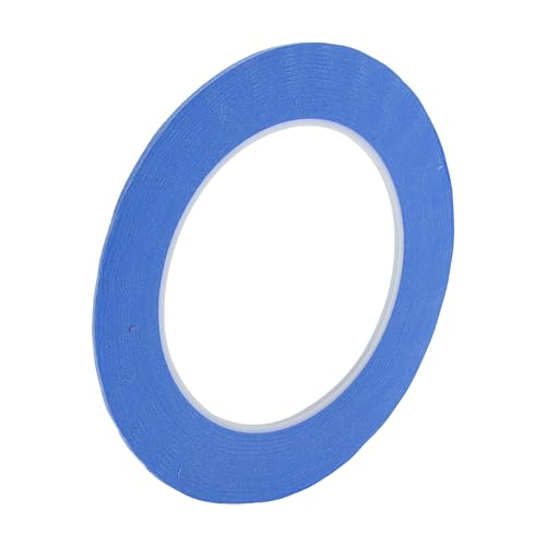 Masking Tape, 0.06 Inches x 32.8 Yards DIY Car Auto Paint Painters Tape Blue, 1 Pc - color: Blue, size: 0.06 Inches x 32.8 Yards