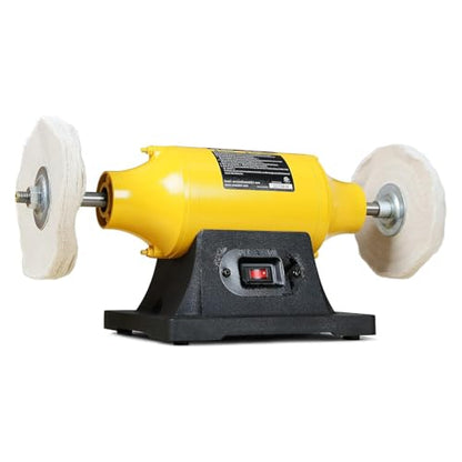 Woodskil 6" 1/2HP Benchtop Buffer Polisher,4A,3450RPM