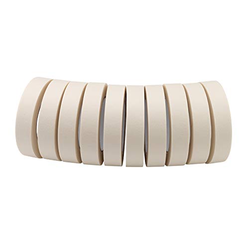 Lichamp Masking Tape 1 inch, 30 Pack General Purpose Masking Tape Bulk Multipack for Basic Use, 1 inch x 55 Yards x 10 Rolls (550 Total Yards) - size: 0.94 inch (Pack of 3)