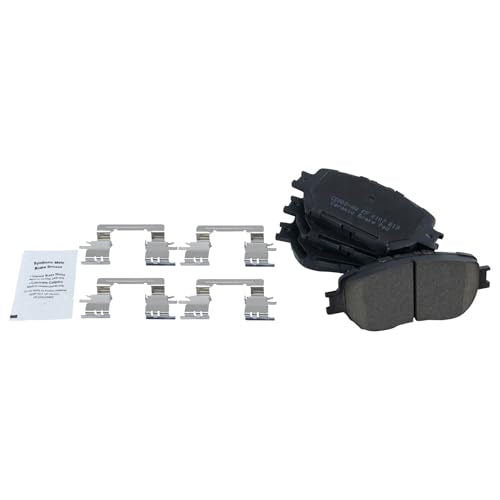 TRQ Front and Rear Ceramic Brake Pad and Rotor Set - style: BKA11251