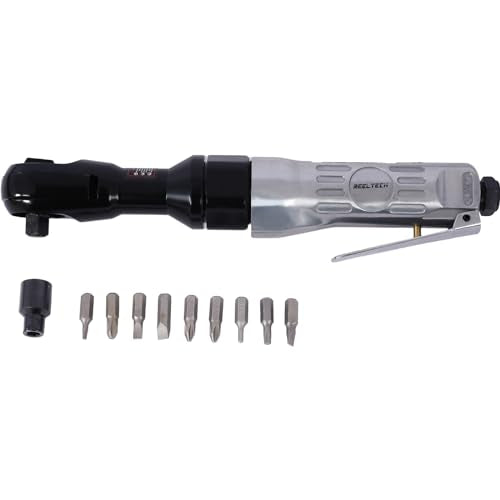 71 Piece Air Tools and Accessories Kit, Pneumatic Tools with Impact Wrench, Air Ratchet, Die Grinder, Aire Hammer, Hose Fittings, Storage Case, Silver - size: 71 Piece