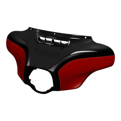 HR3 Billiard Red/Vivid Black Batwing Outer Fairing Body + Vent Trim Compatible with 2021 Ultra Limited FLHTK - color: Billiard Red / Vivid Black