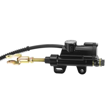 PRO BAT Rear Brake Master Cylinder Caliper With Brake Pad Assembly - color: Black