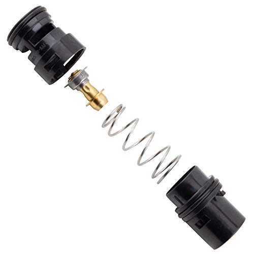 BOXI Coolant Expansion Tank Thermostat Fits for BMW E46 E83 E53 E85 E86 for BMW X3 X5 Z4 330i 330xi 330Ci 328i 328Ci 325i 325xi 325Ci 323i 323Ci (Replaces 17111437362 17 11 1 437 362)
