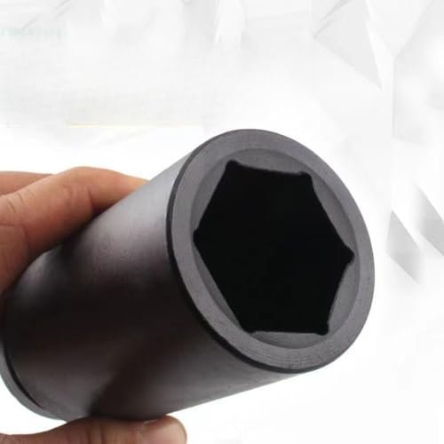 21mm 1/2" Drive Deep Impact Socket, 6-Point Metric - Heavy Duty for Lug Nuts & Axle Shafts. Deep Socket & Impact Socket for Wrenches & Sets. - size: 21mm