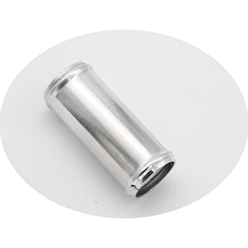38mm(1.5") OD, Length 3" (76mm), Straight 1.5 Inch 6061 Aluminum Alloy Hose Joiner Tube Intercooler Pipe Connector High Class Glossy Polished Treatment Air Intake Tube with Bead Roll - size: OD 1.5" (38mm)