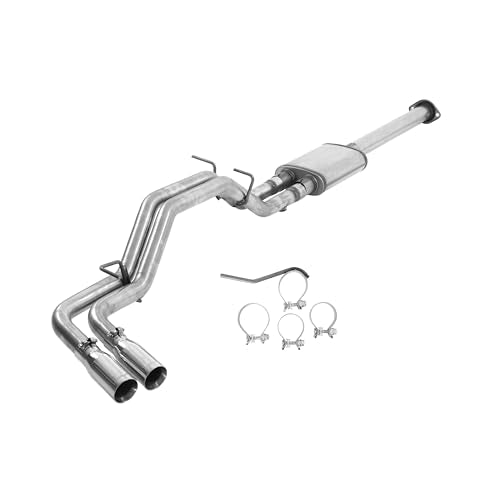 Flowmaster 717834 FlowFX Cat-Back Exhaust Kit Dual 2.25 Inch 409 Stainless Steel with 3 Inch Polished 304 Stainless Steel Tips Compatible with 2015-2022 Chevy Colorado & GMC Canyon with 3.6L engine