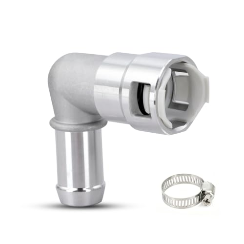 800-418HP Heater Hose Connector 3/4 x 3/4 Fits 2012-2018 Ford Focus,2013-2020 Fusion,2002-2005 Chevy Blazer,2002-2006 Trailblazer,2011-2020 Dodge Grand Caravan, 2007-2009 Ram 2500/3500/4500/5550 - size: 800-418