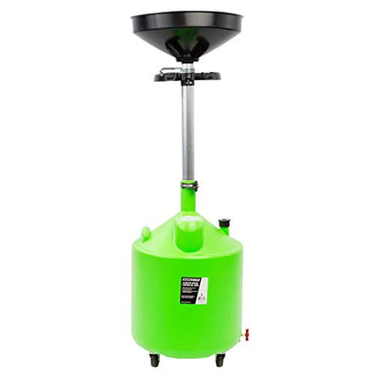 OEMTOOLS 18 Gallon Oil Drain Container, Upright Adjustable Oil Drain Tank - style: 18 gallon