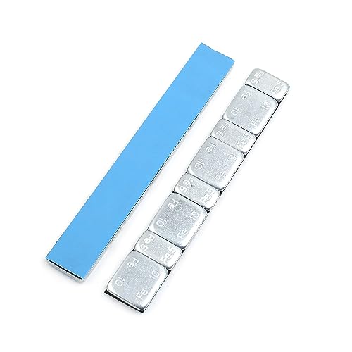 F FIERCE CYCLE 2.1oz Adhesive Back Wheel Balance Weights Strips for Motorcycle 124 x 18mm 2pcs - size: 14 x 10 x 1.5 cm