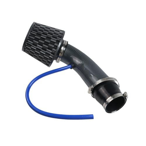 Modengzhe Cool Air Intake Kit, 3" Universal Induction Flow Tube Kit, Gray - color: Gray