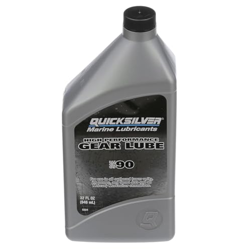 Quicksilver SAE 90 High Performance Gear Lube & Pump Kit, 32 oz - style: 32 fl oz (w/ Pump)