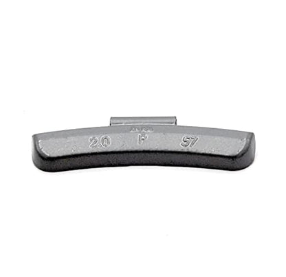 P Series Hammer on ZINC Wheel Weights Coated (2.0oz) Box of 25pcs - size: 2.0oz