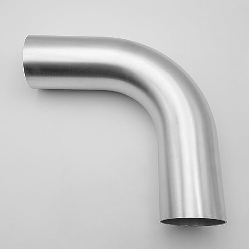 AC PERFORMANCE 2.75" 90° Degree Aluminum Elbow Intercooler Air Intake Tube - color: Silver 90, size: 2.75" (70mm)