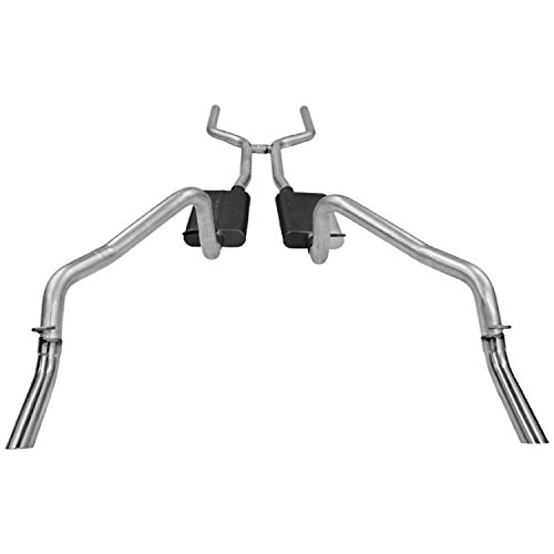 Flowmaster 17149 American Thunder Crossmember-Back 2.5 Inch Aluminized Steel Exhaust Kit Compatible with 1970-1974 Chevy Camaro and Pontiac Firebird with V8 engine