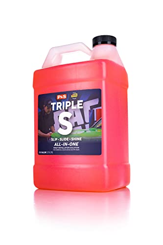 P&S Professional Detail Products - Triple S - Wrap & PPF Installation Solution - Easily Prepare Vehicle Surfaces; Helps Films Slide Easily Across The Surface; Enhances The Finished Look (1 Gallon) - size: 1 Gallon