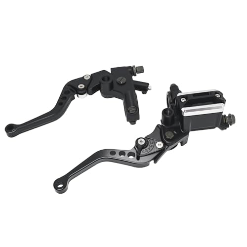 Brake Lever 7/8" 22mm Handlebar, Brake Master Cylinder Clutch Lever CNC - color: Black