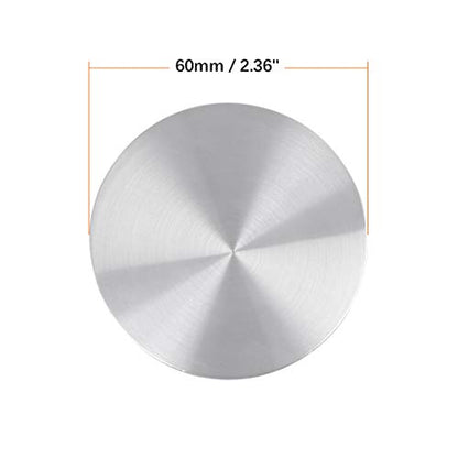 X AUTOHAUX 60mm Silver Tone Car Wheel Center Hub Caps Emblem Badge Decal Sticker 4pcs 2.36 Inch - size: 60mm