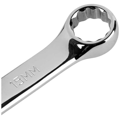 KLEIN TOOLS 68500 Chrome Combination Wrench Set, Metric, 7-Piece - size: 7-Piece