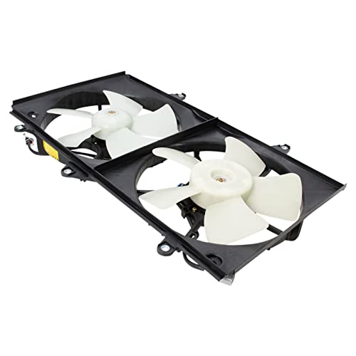 TRQ Radiator Dual Cooling Fan Assembly - style: RFA80460