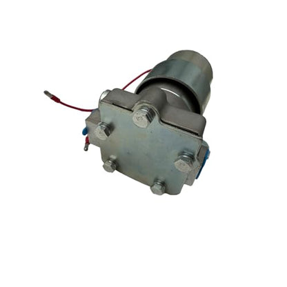 12V Universal Inline Electric Fuel Pump, 110 GPH 7 PSI Fuel Delivery Pump with 3/8" NPT Inlet & Outlet, Chrome Finish, Mounting Hardware Included