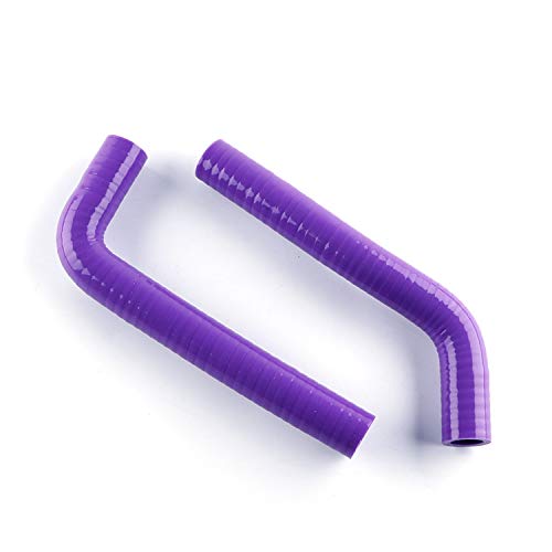 ATV Silicone Coolant Radiator Hose Kit Fits For Yamaha YFZ 450 yfz450 04-08 (Purple) - color: Purple