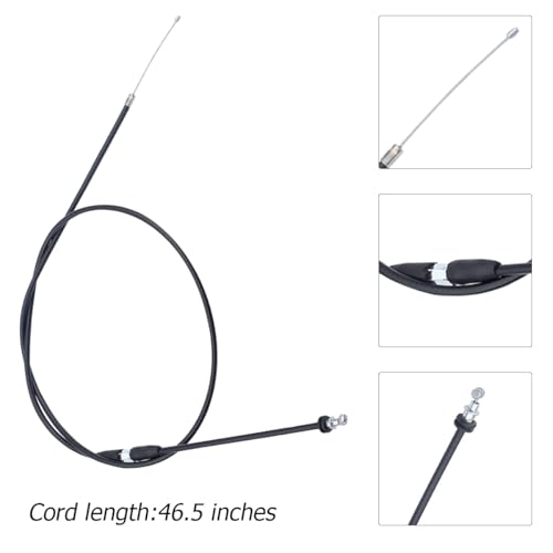 HZEL 7/8'' 22mm Thumb Throttle Cable Accelerator Handle Assembly, Motorcycle Throttle Assist Replacement Kits Accessories, Compatible with 50cc 70cc 90cc 110cc 125cc 250cc ATV
