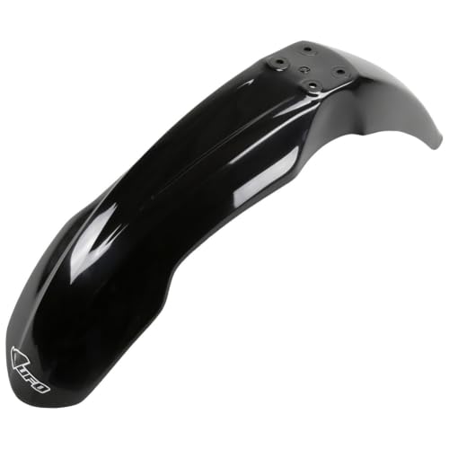 UFO PLAST Front Fender - Replacement Dirt Bike Front Mud Guard - Compatible with Honda CR125R/CR250R 2004-2007/CRF250R 2004-2009/CRF450R 2004-2008/CRF250X/CRF450X 2004-2017 (Black HO03632#001) - color: Black HO03632#001