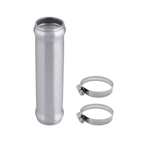 AC PERFORMANCE OD 1" Aluminum Tube Hose Joiner with Clamps - size: 1" (25mm)