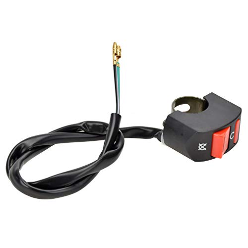 HIAORS 7/8" Handlebar On Off Kill Switch Compatible with Predator 212cc 196cc Coleman Mini Bike CT200U CT200U-EX BT200X Baja Warrior MB200 DB30 Motovox SSR Apollo CRF50 Pit Dirt Bike Motorcycle Parts