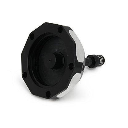 JFG RACING Dirt Bike Gas Fuel Tank Cap CNC for XR50 XR70 XR80 XR100 CRF150R CRF230F CR250R CR85R CR125R Dirt Pit Bike Black - color: black