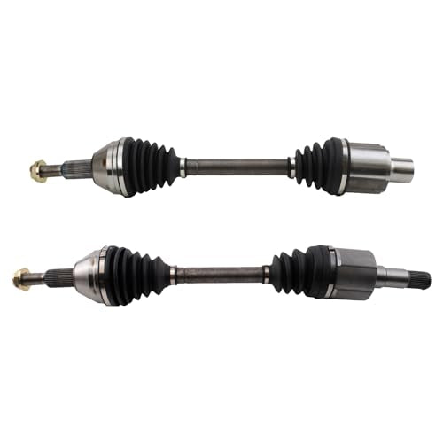 TRQ Front Driver and Passenger Side CV Axle Assembly Set 2 Piece - style: CSA33045