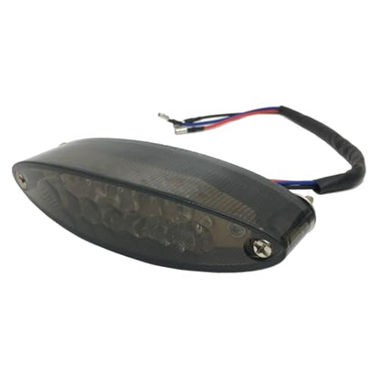 Universal 12V 28LEDs Motorcycle Brake Warning Tail Lights - color: Smoke